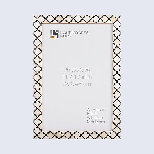 Miniatura 7 de Handicrafts Home Marcos de fotos de 11 x 17 pulgadas, hechos a mano, arte para colgar en la pared, cuarto de bebé, invitados, sala de estar,