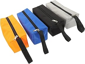 IFANLANDOR 4 peças de kit de hardware sacos para hardware pequeno saco de ferramentas resistente bolsa de ferramentas com zíper bolsa bolsa bolsa de lona organizador de chave de zíper bolsas de ferramentas utilitárias pequeno zíper grosso pano Oxford