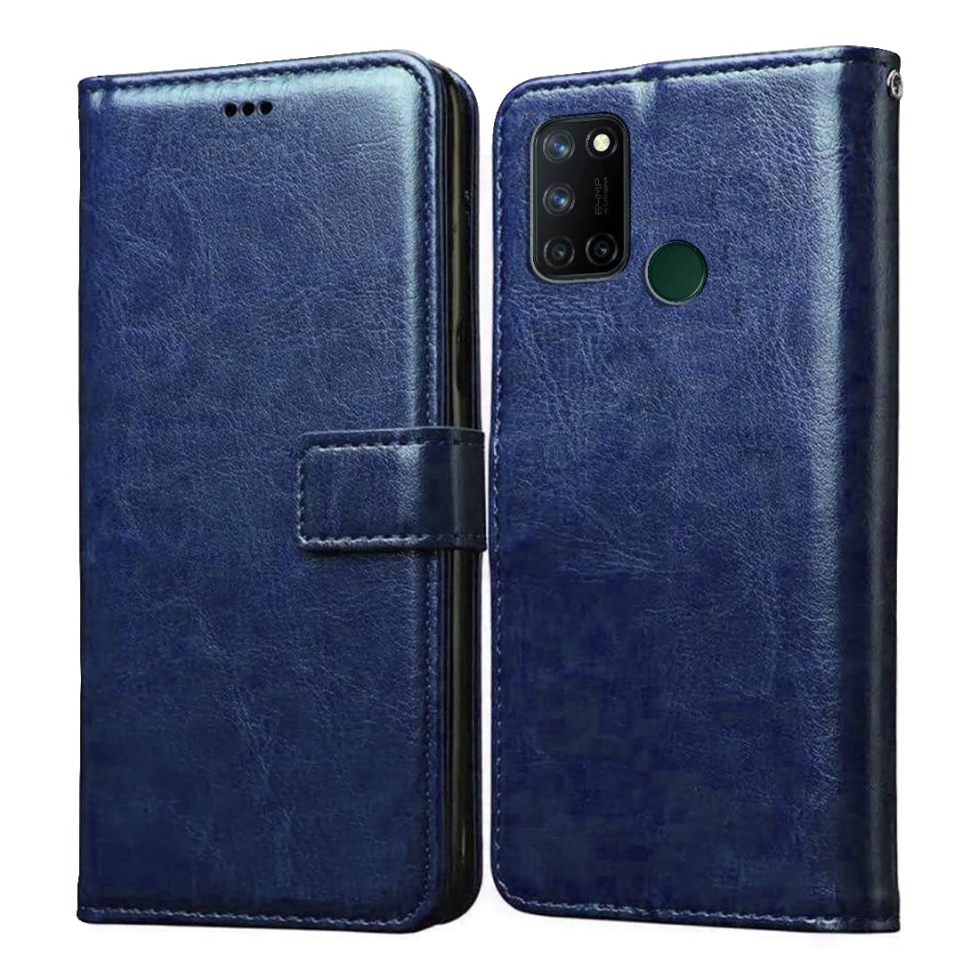Casotec Flip Cover for Realme 7i / Realme C17 | Premium Leather Finish | Inbuilt Pockets & Stand | Flip Case for Realme 7i / Realme C17 (Blue) (B09VDR5T7R) Amazon Price History, Amazon Price Tracker