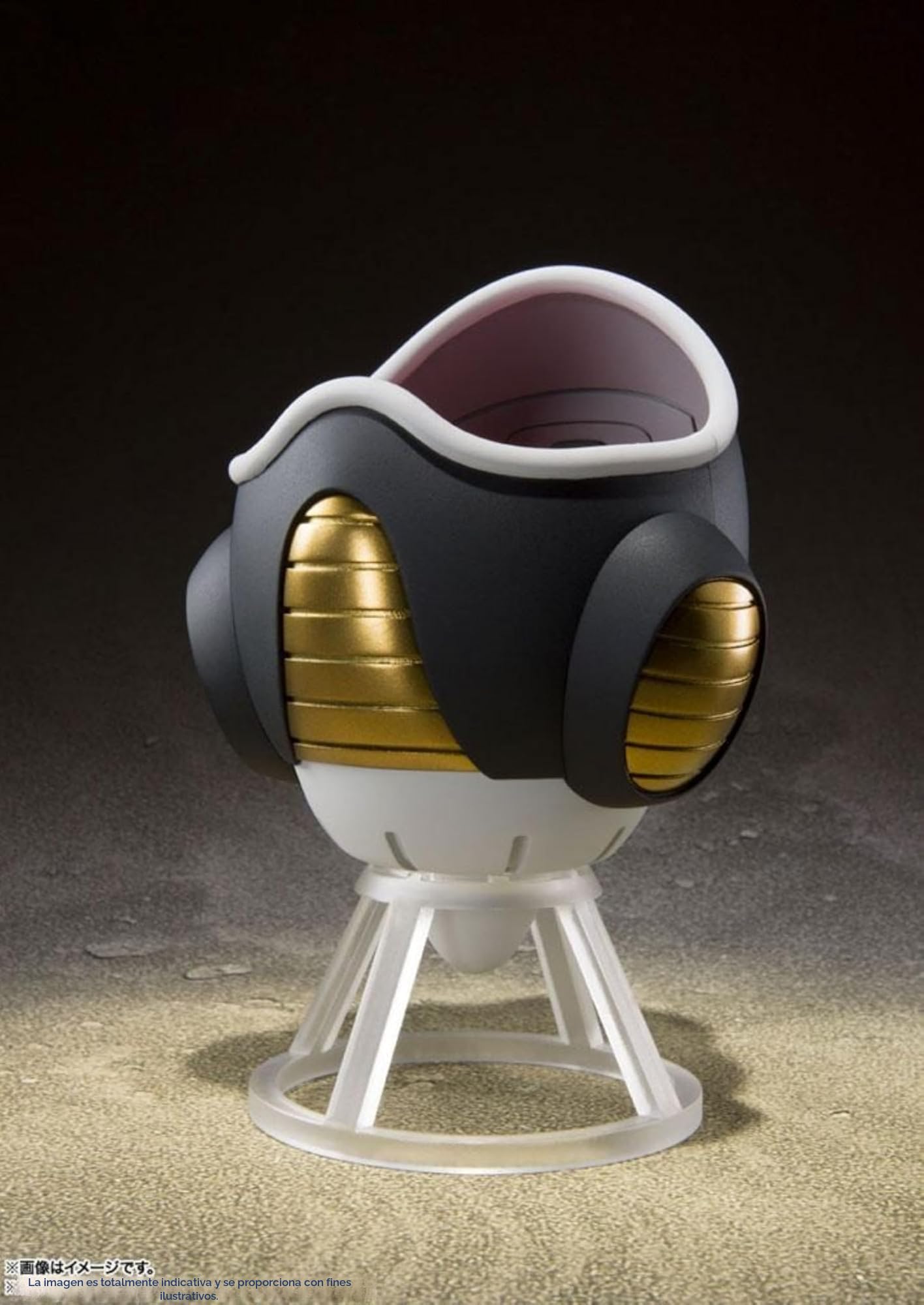 Frieza First Form & Frieza pod Set Fig 11 cm Dragon Ball z SH figuarts re-Issue | Dragonball Z - Figura de acción de 4 pulgadas S.H.Figuarts - 1st Form Frieza & Pod