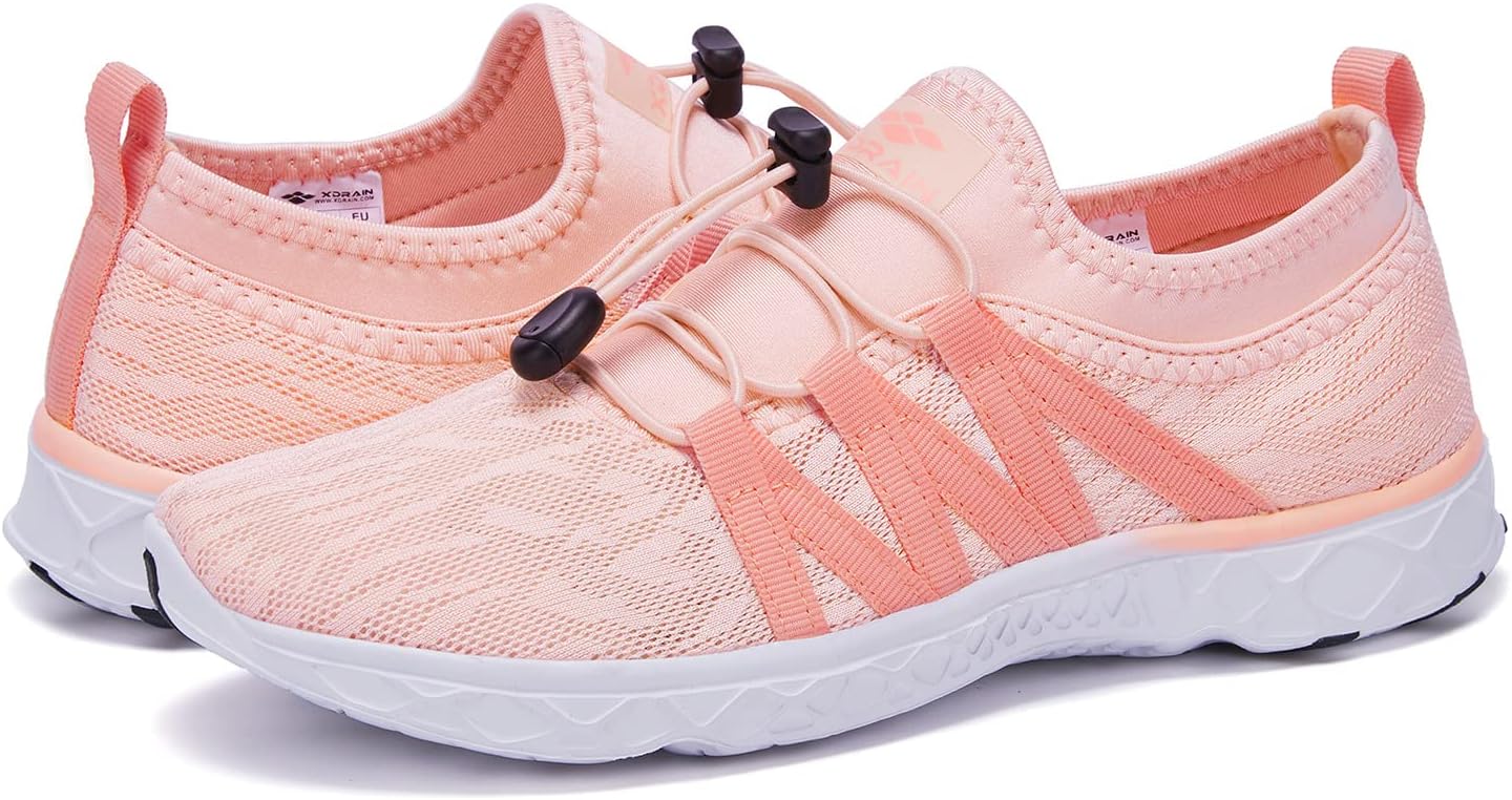 Aleader Women's Mesh Slip On Water Shoes 6 Orange