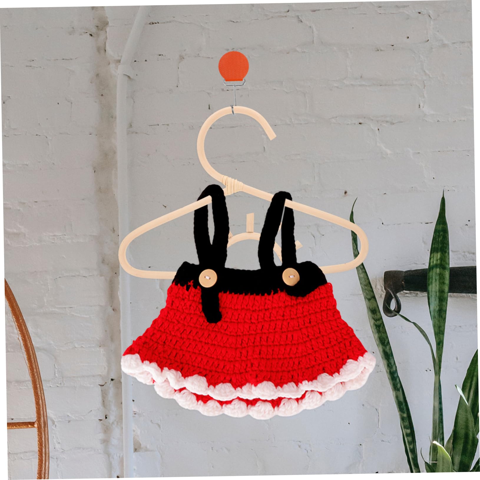 MAGICLULU 5-teiliges Rattan-kleiderbügel-Set Für Kinder Baby-kleiderbügel Kleinkind- Dekorative Für Kinderzimmer Dekorationszubehör