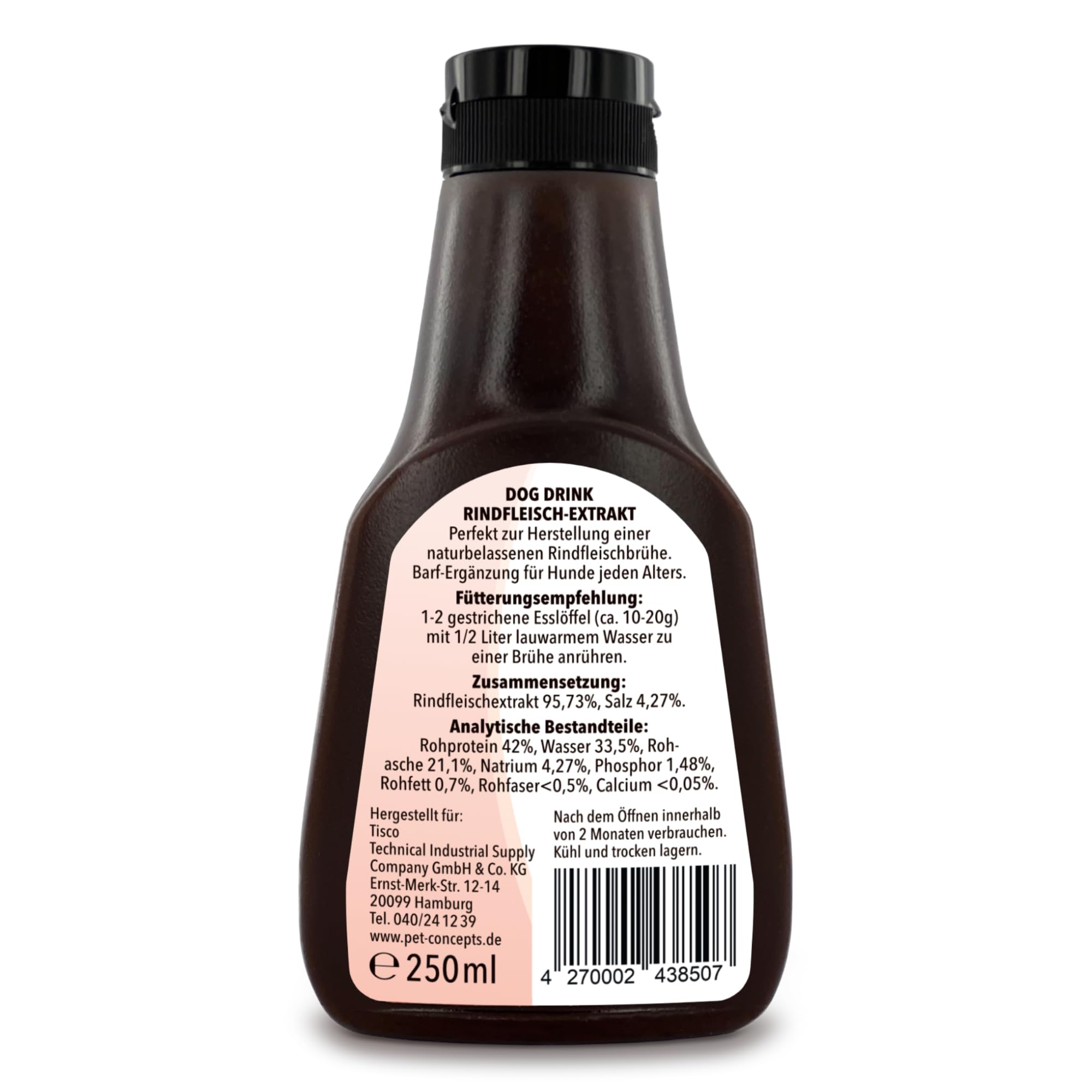 Dog Drink - Mehr Trinkfreude & bessere Futteraufnahme für 10L Brühe für Hunde, 100% Rindfleisch-Extrakt, für mehr Flüssigkeit & schmackhafteres Trockenfutter