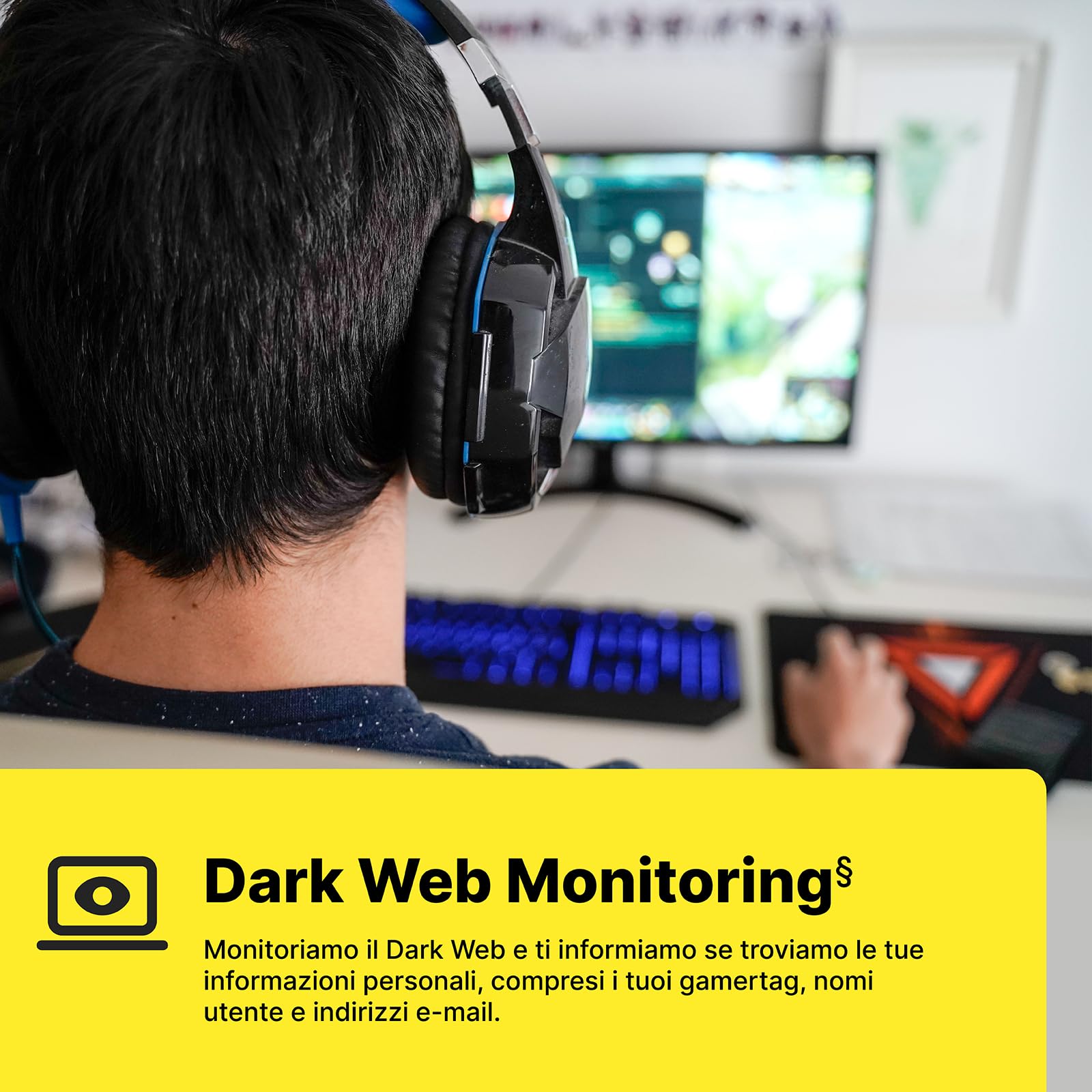 Norton 360 for Gamers 2026| Antivirus per 3 Dispositivi | Licenza di 1 anno | PC o Mac | Codice di attivazione via email