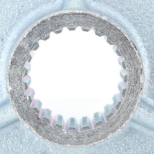 Miniatura 6 de KIMISS Buje de eje de rueda trasera, 23T 3 espárragos eje trasero cubo de rueda con tornillos izquierda derecha ajuste para neumáticos de 5 pulgadas