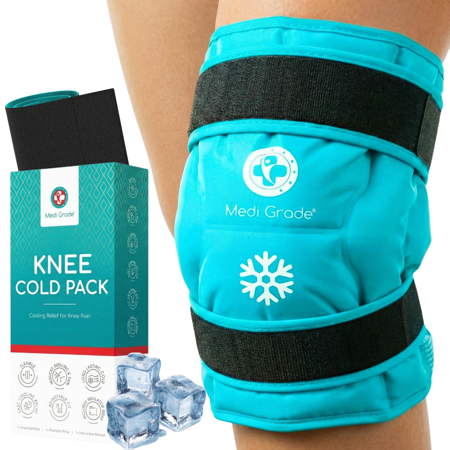 Medi Grade Knee Ice Pack Wrap