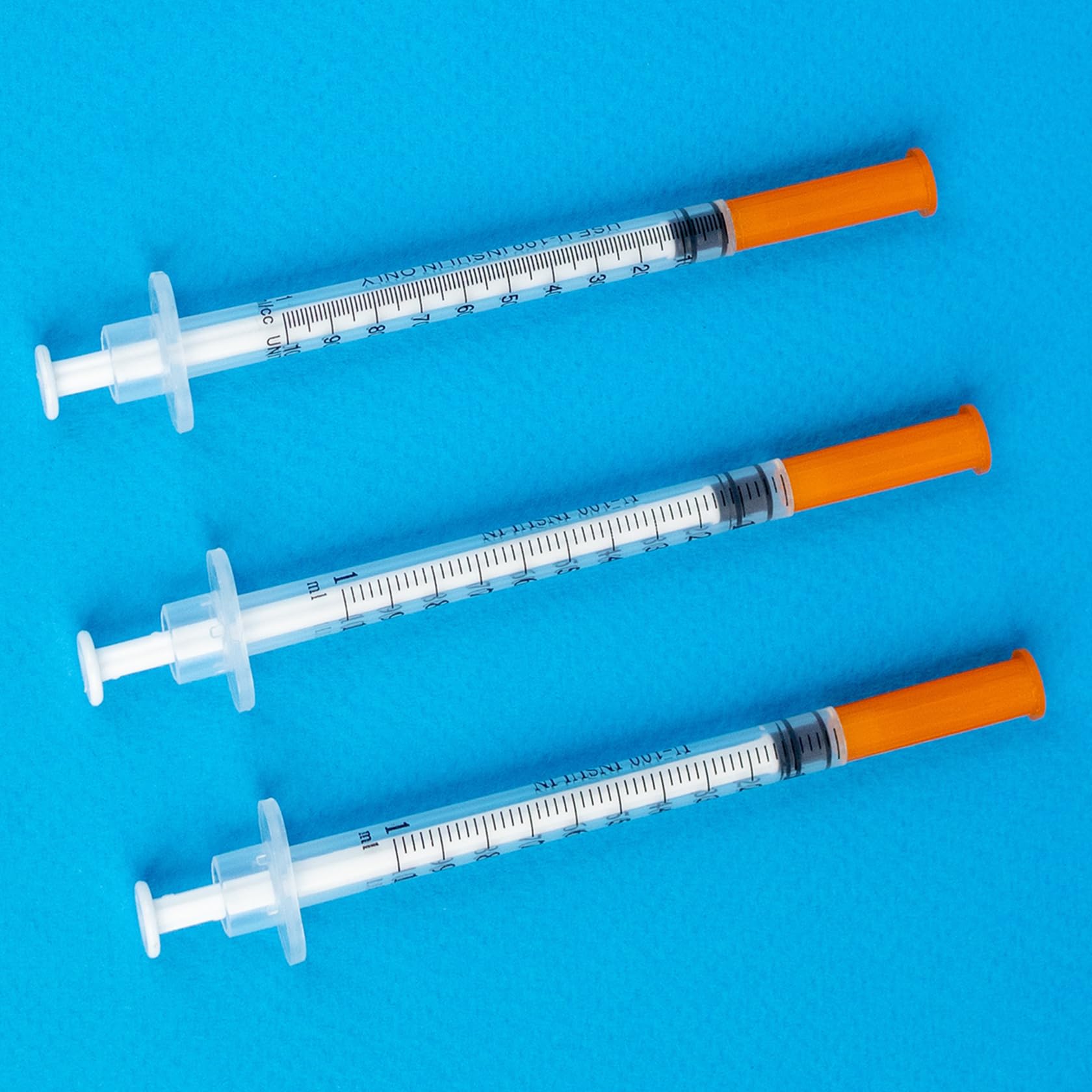 1 ml avec des fournitures jetables de 25 Ga de 1 pouce, emballées individuellement (20)