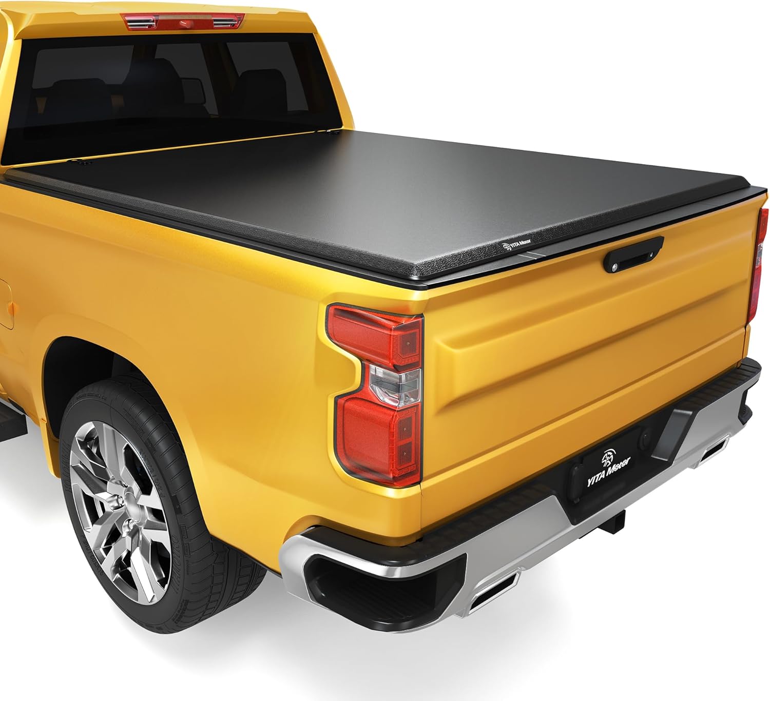 YITAMOTOR Soft Tri-fold Truck Bed Tonneau Cover Compatible with 2019-2026 Chevy Silverado/GMC Sierra 1500 New Body Style, Fleetside 6.6 ft Bed