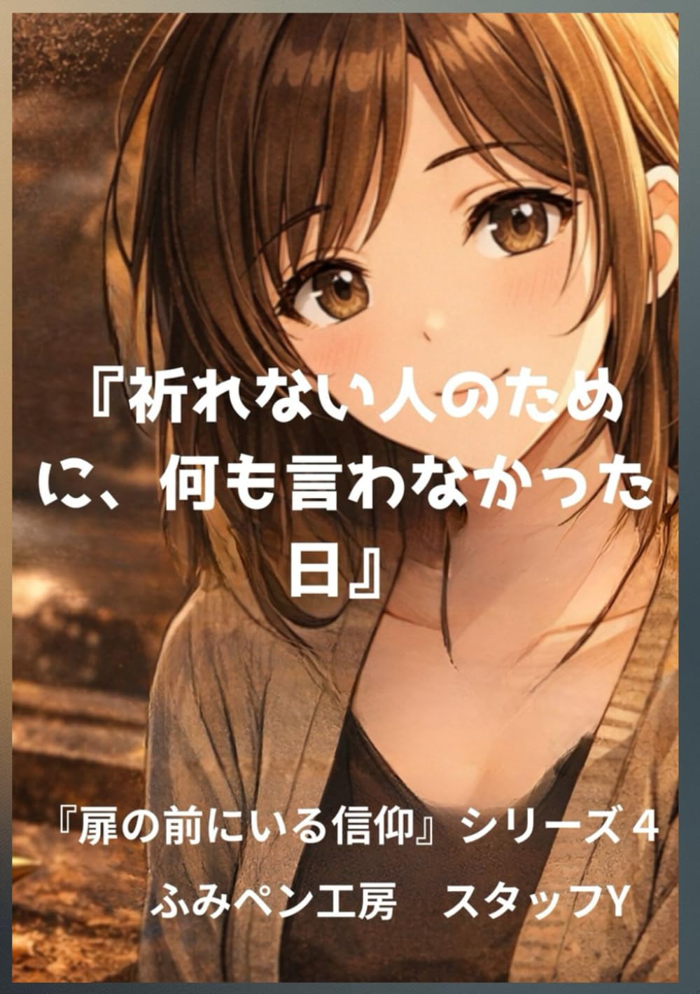 祈れない人のために、何も言わなかった日: 精神保健福祉士（PSW）が贈る、静寂と再生のメッセージ。ふみペン工房 スタッフYの信仰記 (扉の前にいる信仰)