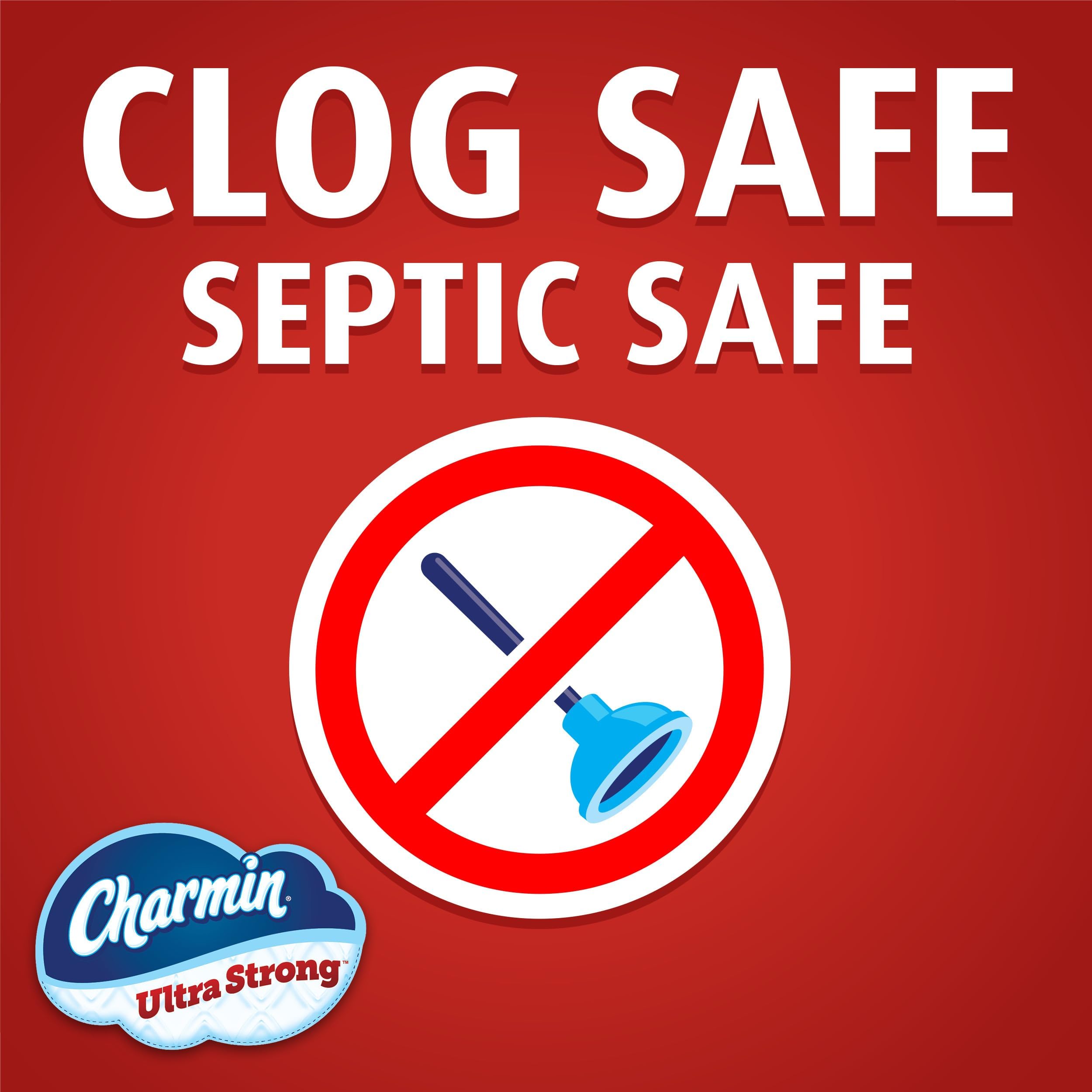 Charmin Papel higiénico ultra fuerte, 6 megarrollos, 220 hojas por rollo
