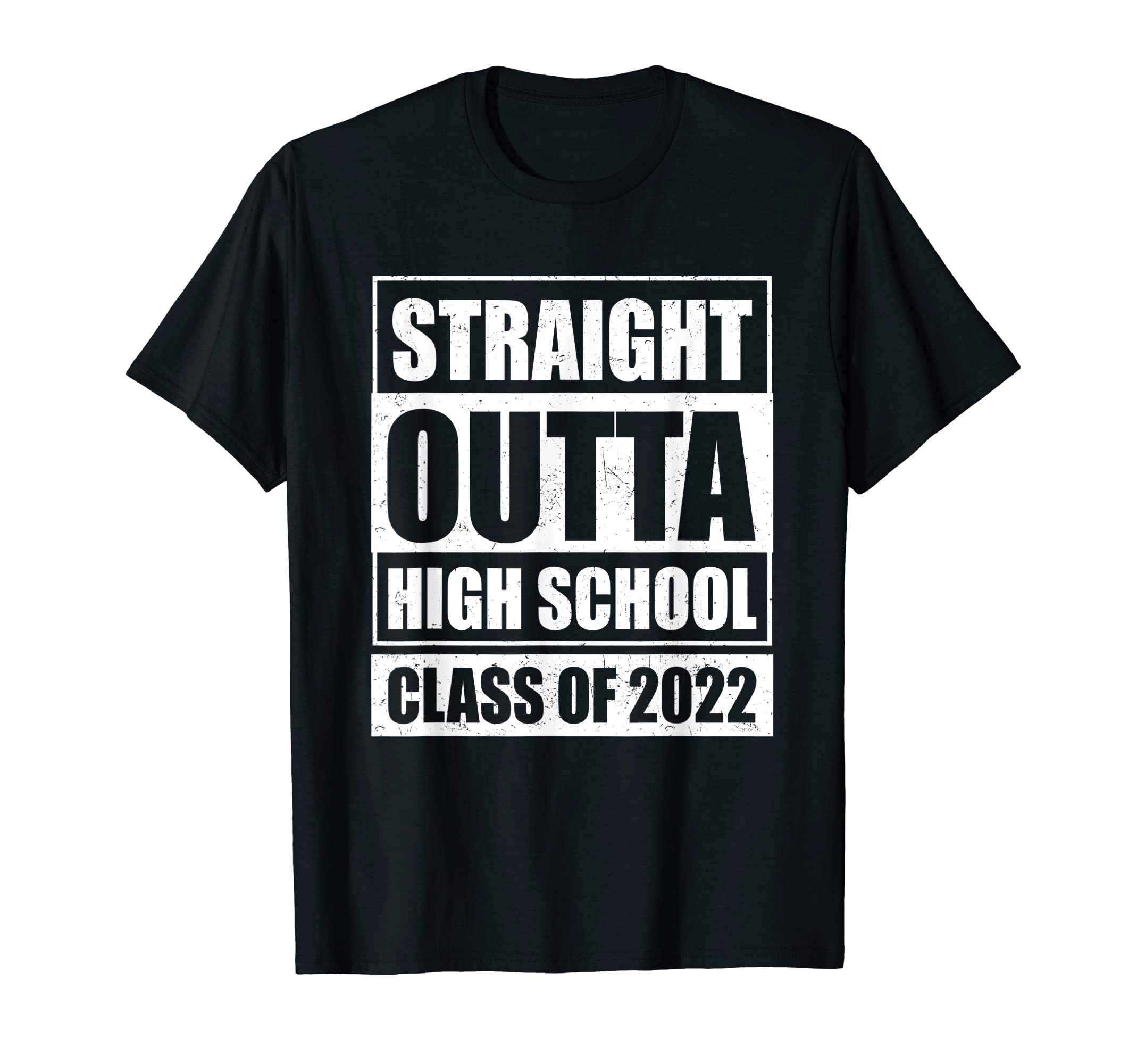 STRAIGHT OUTTA 8TH GRADE SCHOOL Class 2022 T-Shirt