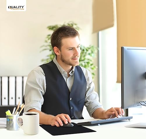 Miniatura 6 de Alfombrilla de mouse grande para juegos con base de goma antideslizante, súper precisión de seguimiento y control de mouse de superficie lisa, las