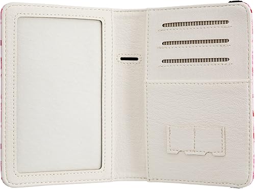 Miniatura 6 de Soporte para pasaporte para mujer, cartera de viaje con bloqueo RFID, funda de cuero para tarjetas, organizador de documentos de viaje, tarjetero de