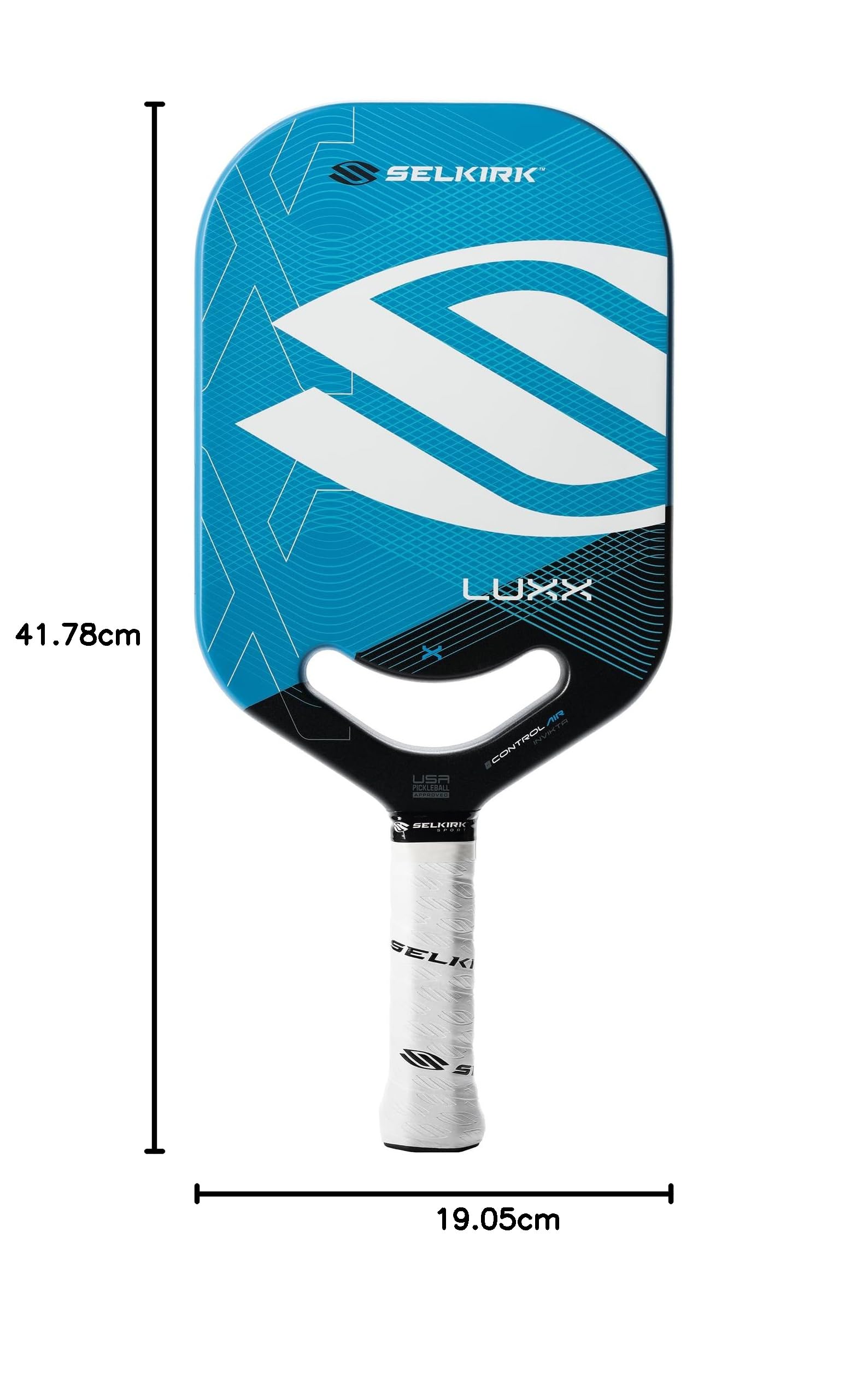Selkirk Sport LUXX Control Pickleball-Paddel | Kohlefaser-Paddel mit Polypropylen-X7-Kern | Entwickelt für unübertroffene Kontrolle und zusätzliche Kraft