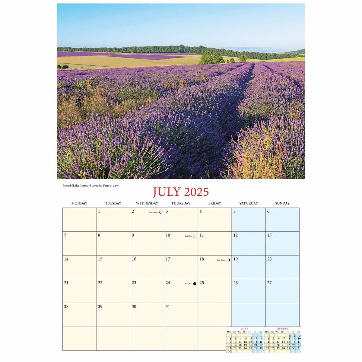 Romance of the Cotswolds Calendar - 2025