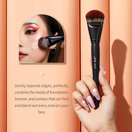 Miniatura 5 de Jessup Brocha de base MUL02 con brochas de maquillaje de sombra de ojos T177