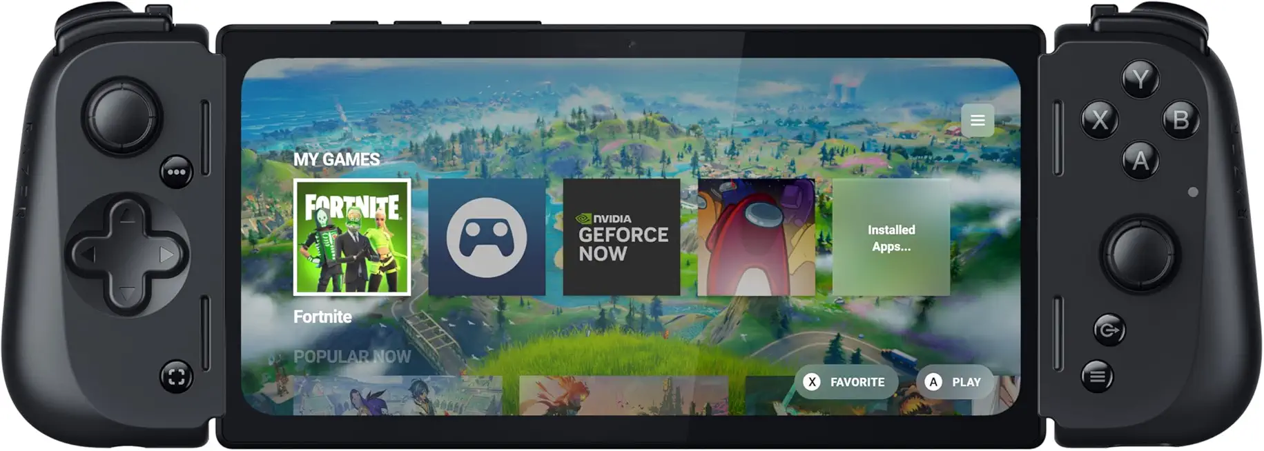 Razer Kishi V2 Pro - Mobile Gaming Controller für Android (HyperSense-Haptik, Ausziehbares Mittelteil, Passthrough-Aufladen, Klinkenausgang, Virtueller-Controller-Modus) Schwarz