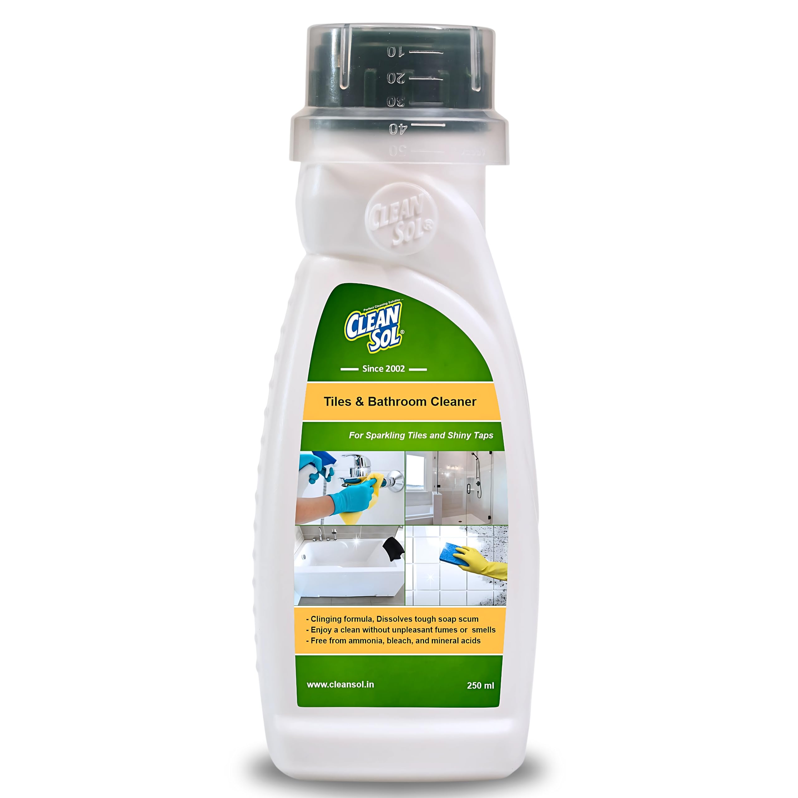 Cleansol Bathroom & Tiles Cleaner (Hard water stain remover) (250 ml) (B08CMK71DP) Amazon Price History, Amazon Price Tracker