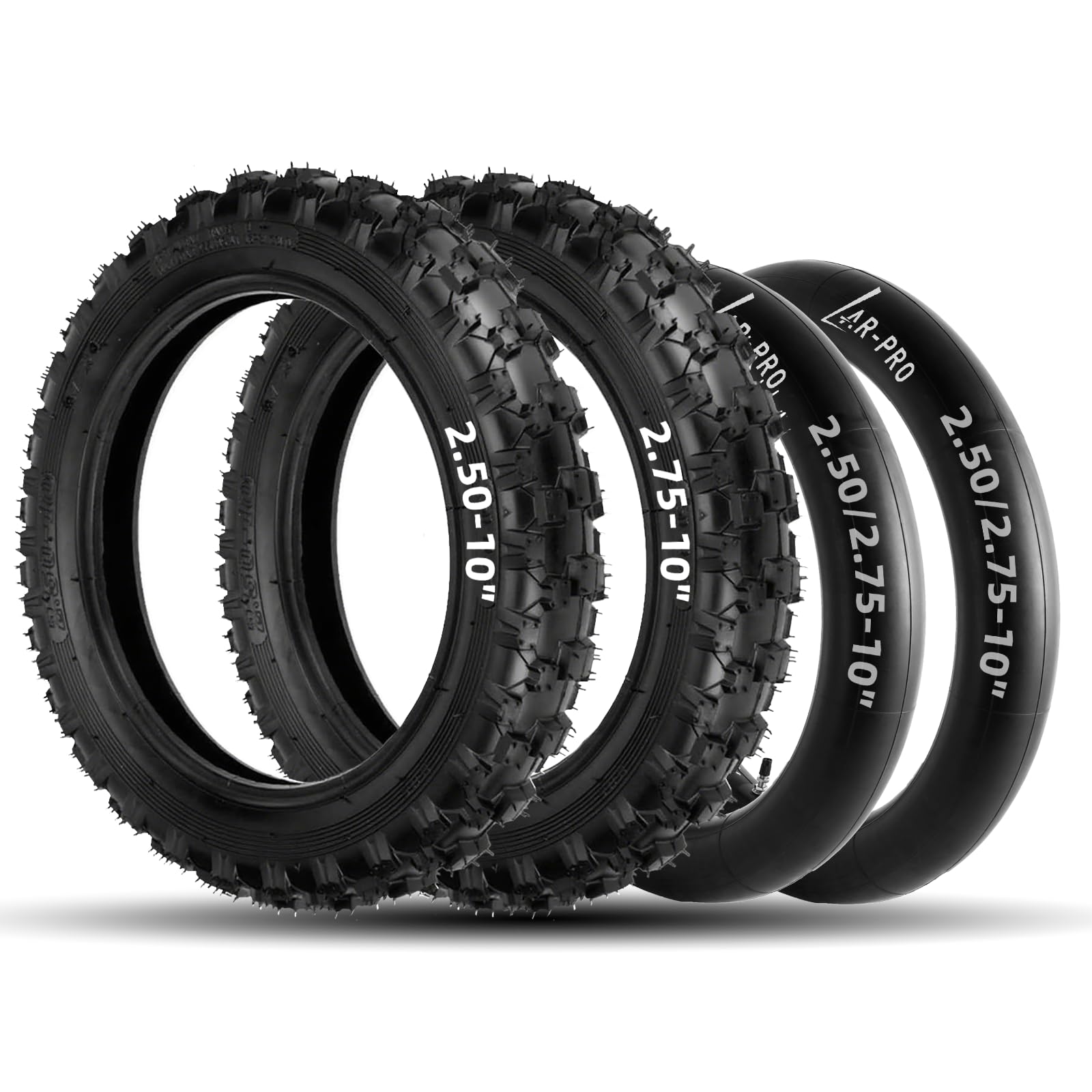 AR-PRO 2.50-10/2.75-10 Tires+Inner Tubes - 2Set