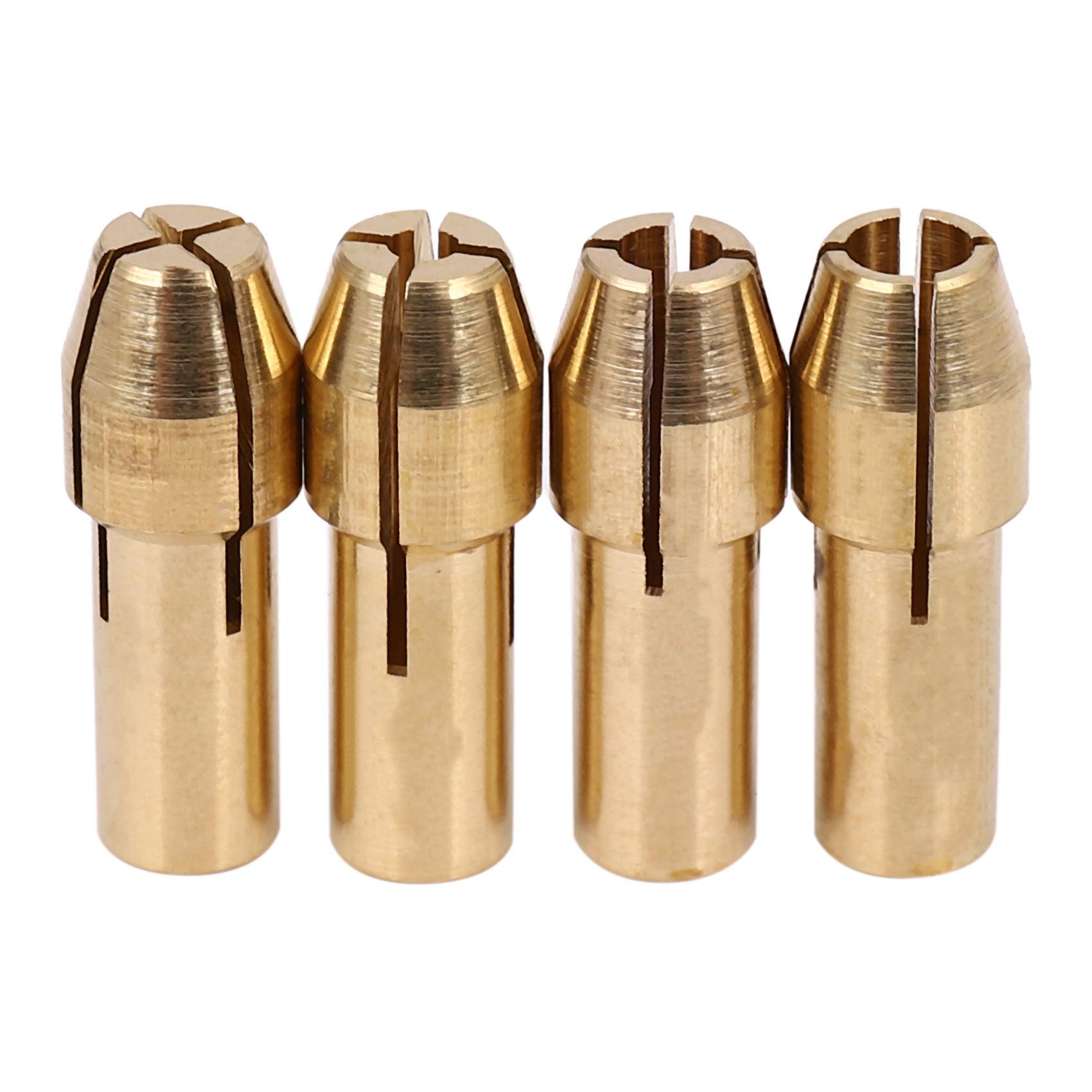 Knadgbft 4Pcs Rotary Multi Tool Collet Nut Kit Set For 0.8/1.6/2.35/3.2Mm