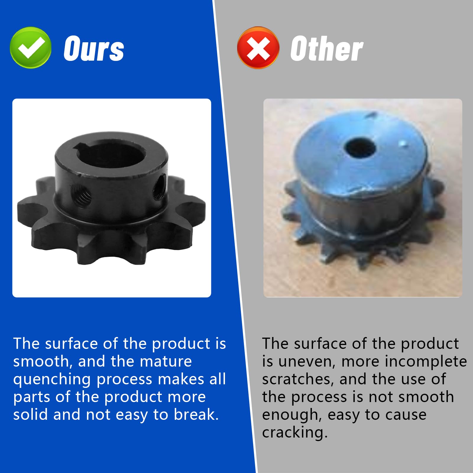 #50 Roller Chain Sprocket Type B 3/4 inch Bore 10 Tooth 50BS10 — Amazon image 3