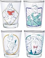 Vista 44 de Silver Buffalo Disney Una película Goofy - Juego de 4 mini vasos con personajes de Goofy, Max Goof, Roxanne y Bobby Zimuruski, 1.5 onzas