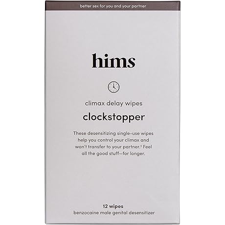 HIMS Clockstopper Climax Delay Wipes