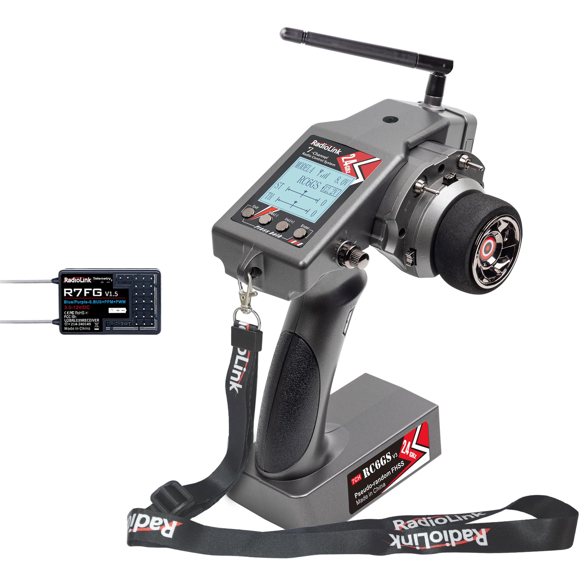 RadioLink RC6GS V3 7chプロポ　ラジコン　クローラー　バギー Amazon | Radiolink RC6GS V3 7CH RC送信機、R7FGジャイロ防水受信機