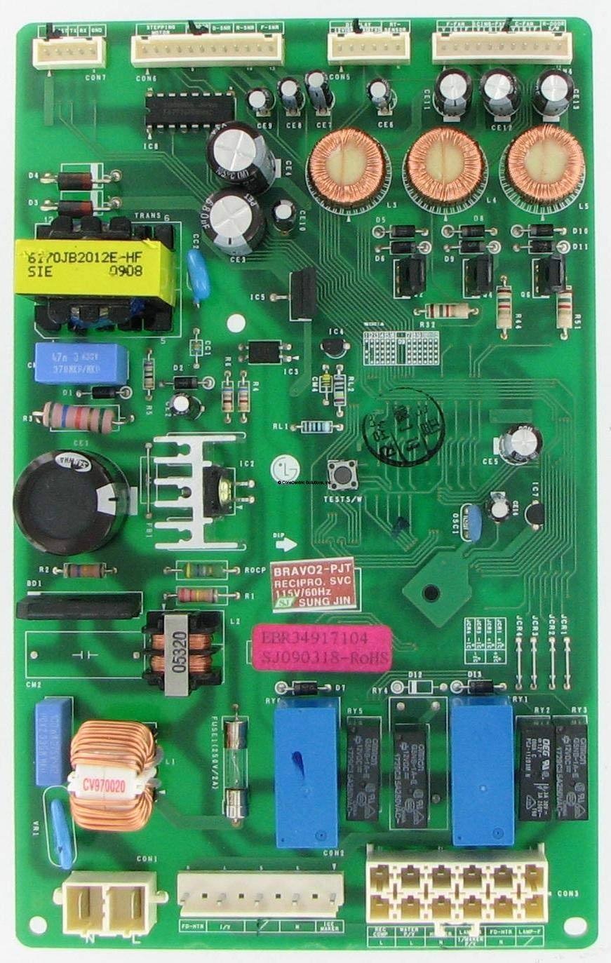 CoreCentric Remanufactured Refrigeration PCB Assembly Replacement for LG EBR34917104