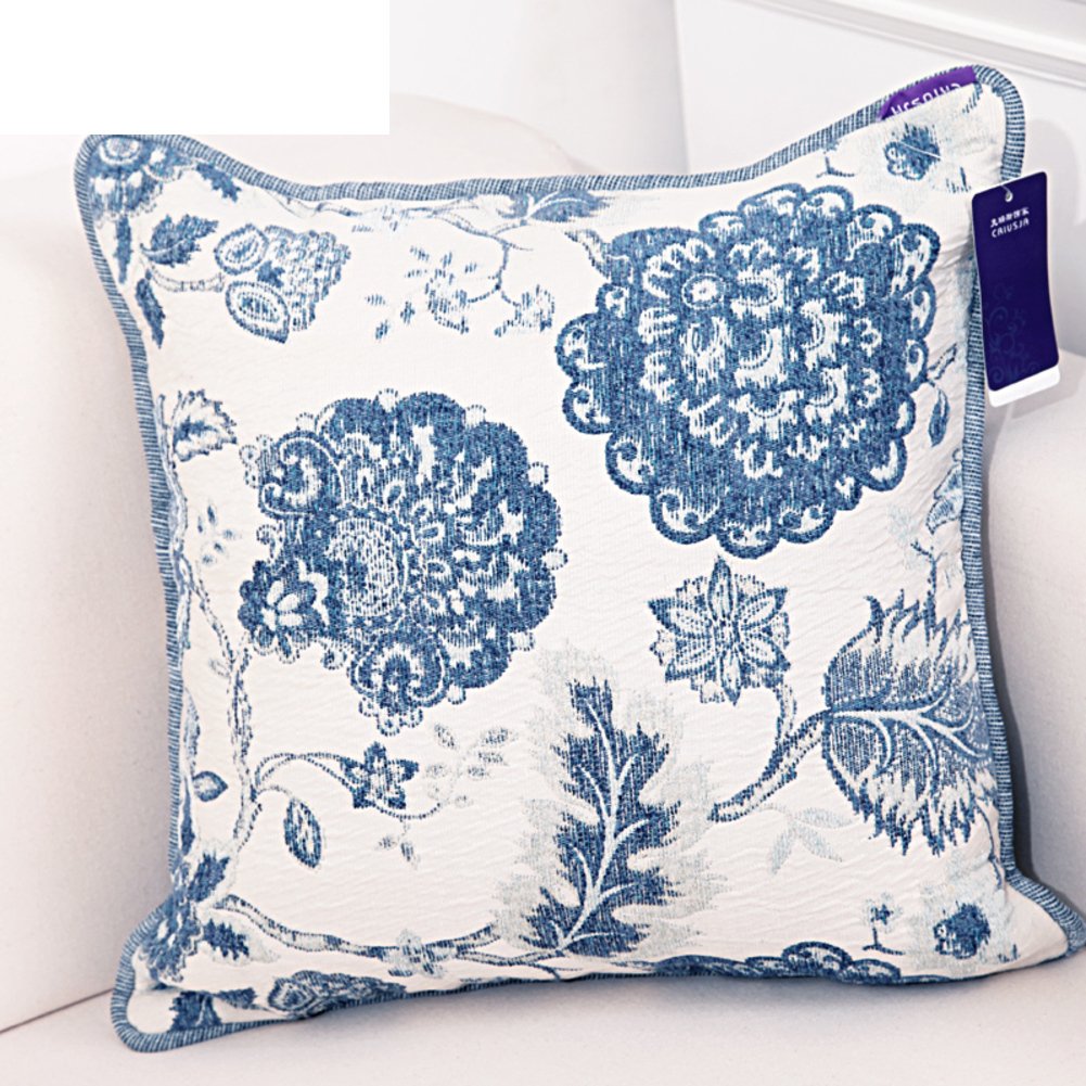 Oreiller de bureau jacquard 60x60 cm pour soulager votre dos au quotidien