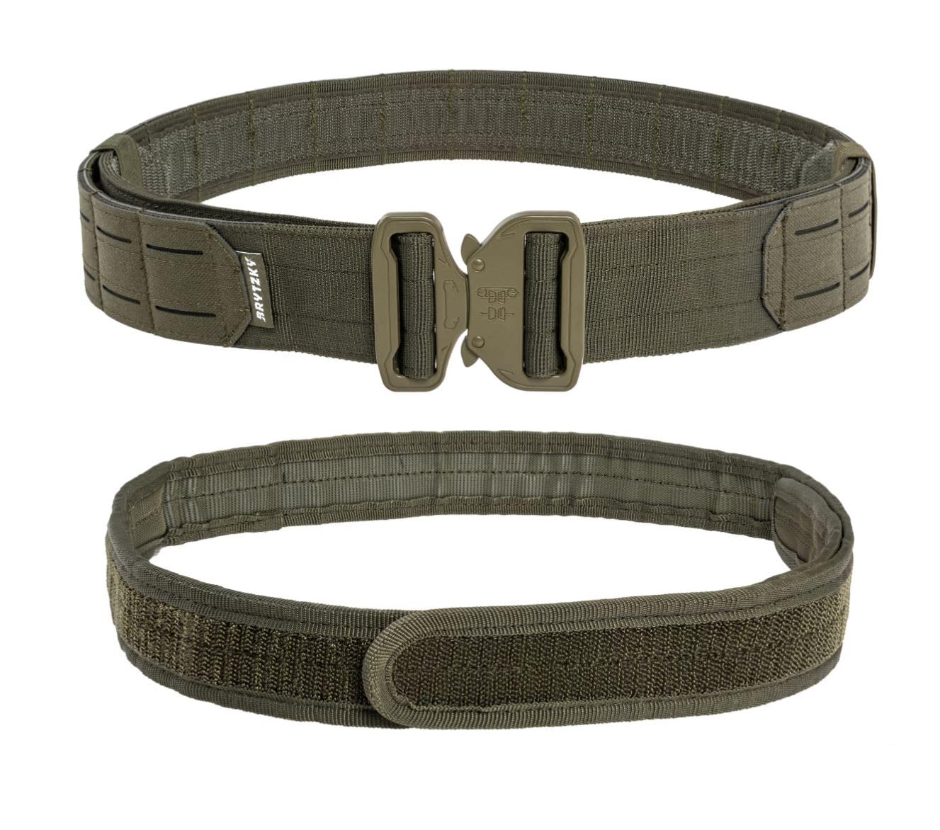 Tactical Taktischer Gürtel MOLLE Laser Cut | Nylon 1000D, Cobra-Schnalle, 20 MOLLE Slots, Innengürtel mit Klett, Gürtel Herren Airsoft Outdoor EDC