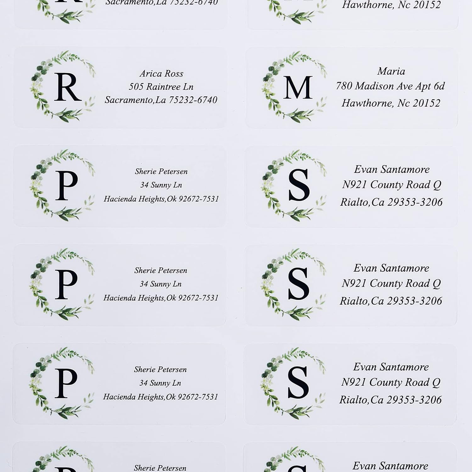 Return Address Labels - Personalized Address Labels, Custom Address Labels with Strong Adhesion, Can Be Used for Box, Paper, Plastic, Glass, Metal (2.6x1 Inch)