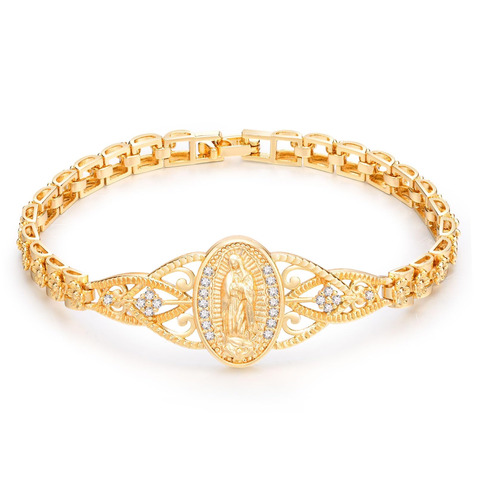 XUANPAI Gold Catholic Bracelet
