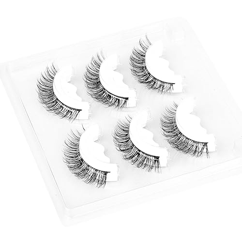 Miniatura 8 de ALPHONSE - Pestañas autoadhesivas, sin necesidad de pegamento, aspecto natural, pestañas autoadhesivas de 0.59 pulgadas, pestañas autoadhesivas a