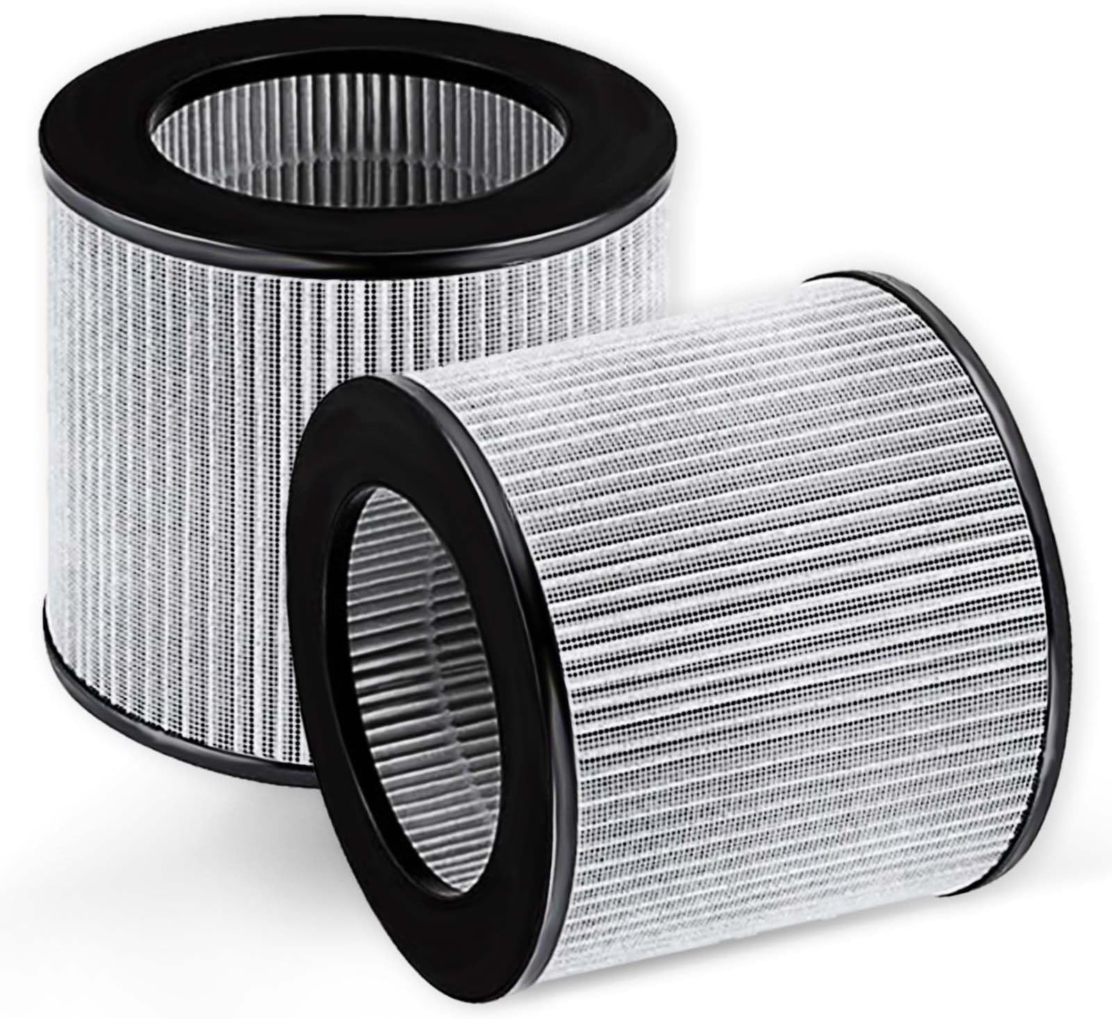 Replacement Filter Bundle Compatible with Bissell MYair 2780a 2780 and 27809 Personal Air Purifiers - Compare to My Air Part 2801-3-in-1 HEPA and Activated Carbon Filters (2 Pack)