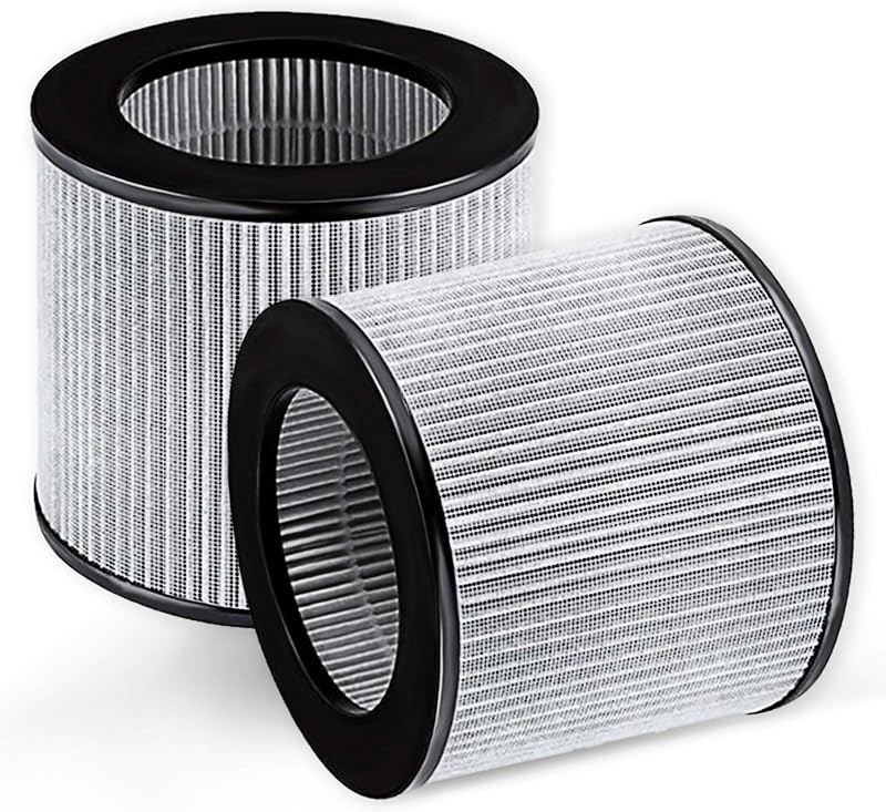 2801 Replacement Filter Compatible with Bissell MYair Personal Air Purifier 2780 2780A 2780B 2780P and 27809 - Compare to My Air Part 2801, High Efficiency Activated Carbon Filters (2 Pack)