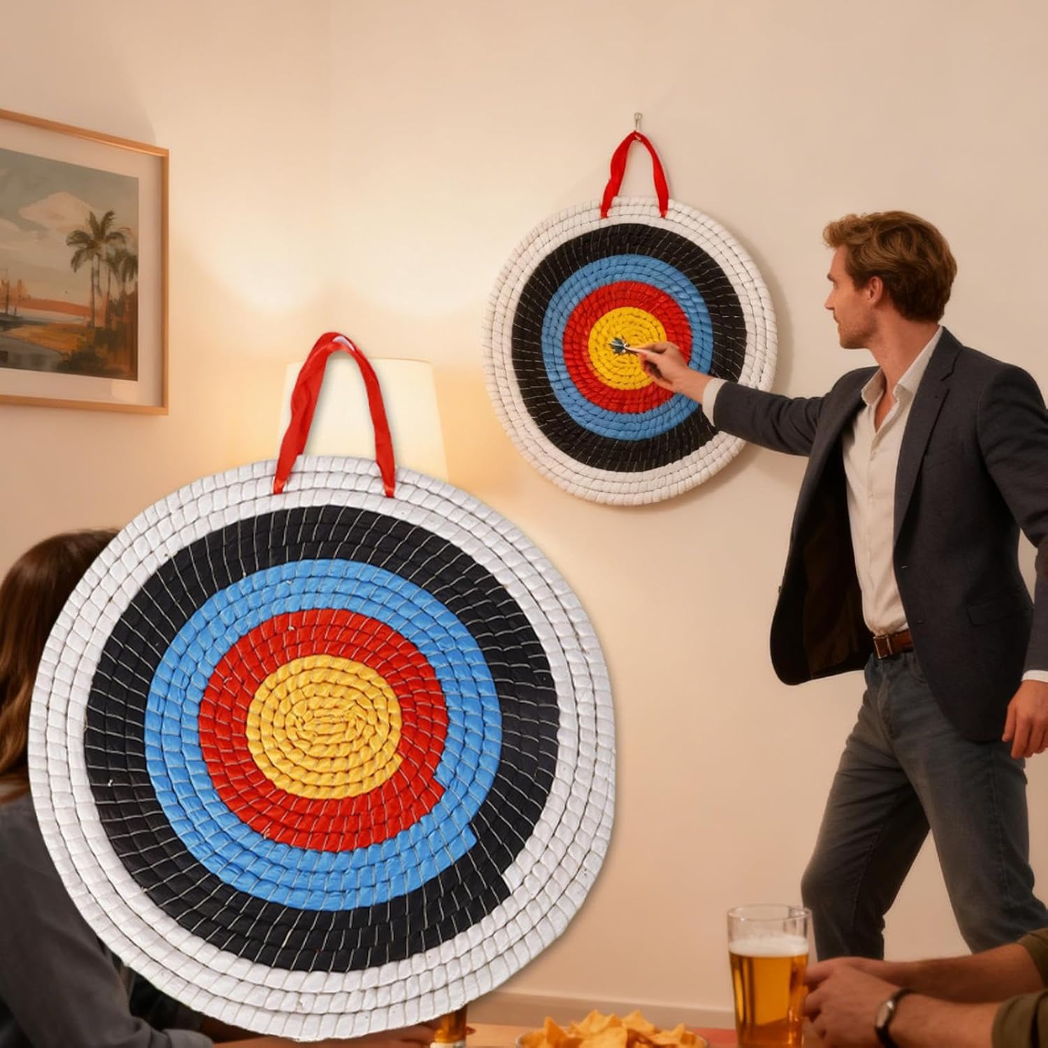 Straw Target, Portable – Handwoven Training Tool Outdoor, Men Women Boys Girls, Youth Teens Son Daughter Students | Men Women Boys Girls Youth Teens Son Daughter Students Competition Club Activities