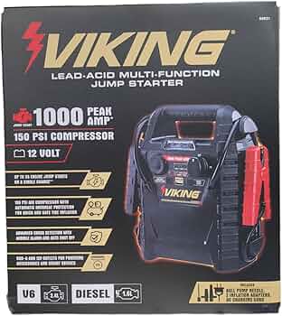 Amazon.com: 1000 Peak Amp Lead-Acid Multifunction Jump Starter and