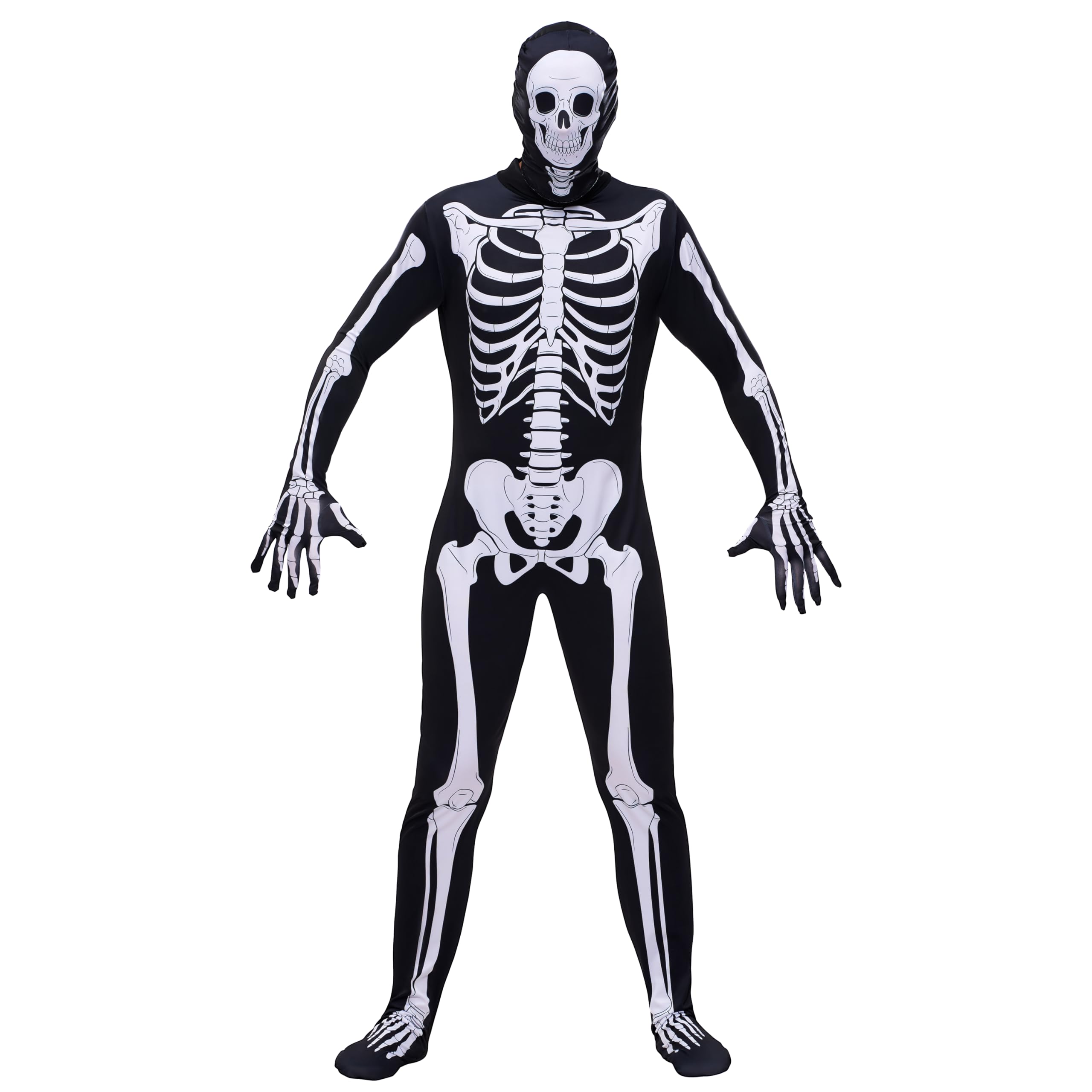 Spooktacular Creations Skeleton Costume Men, Halloween Skeleton Adult, Halloween Costumes for Men 2025