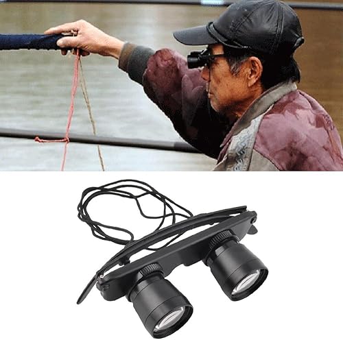 Miniatura 2 de 3x28 Lupa Gafas Estilo Pesca Al Aire Libre Óptica Binoculares Telescopio