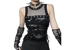 Women Punk Style Crop Top