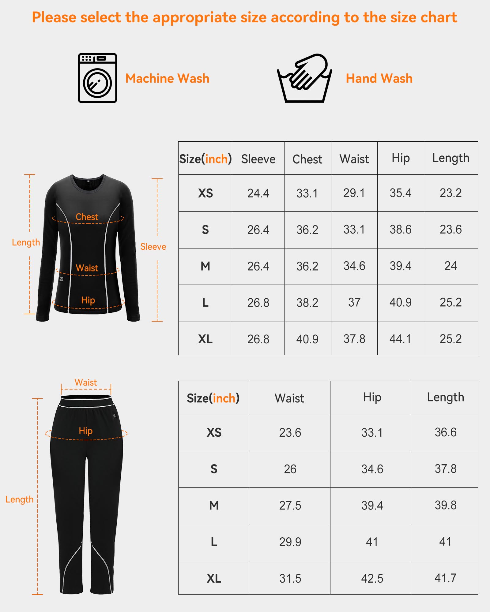 FERNIDA Conjunto de ropa interior térmica para mujer, ropa térmica eléctrica con banco de energía, ajuste de temperatura de 3 niveles, juego de capa base para invierno cálido y uso diario