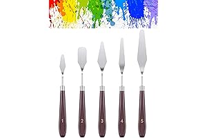 5 PCS Painting Knives: The Ultimate Tool for Dynamic Acrylic Explorations