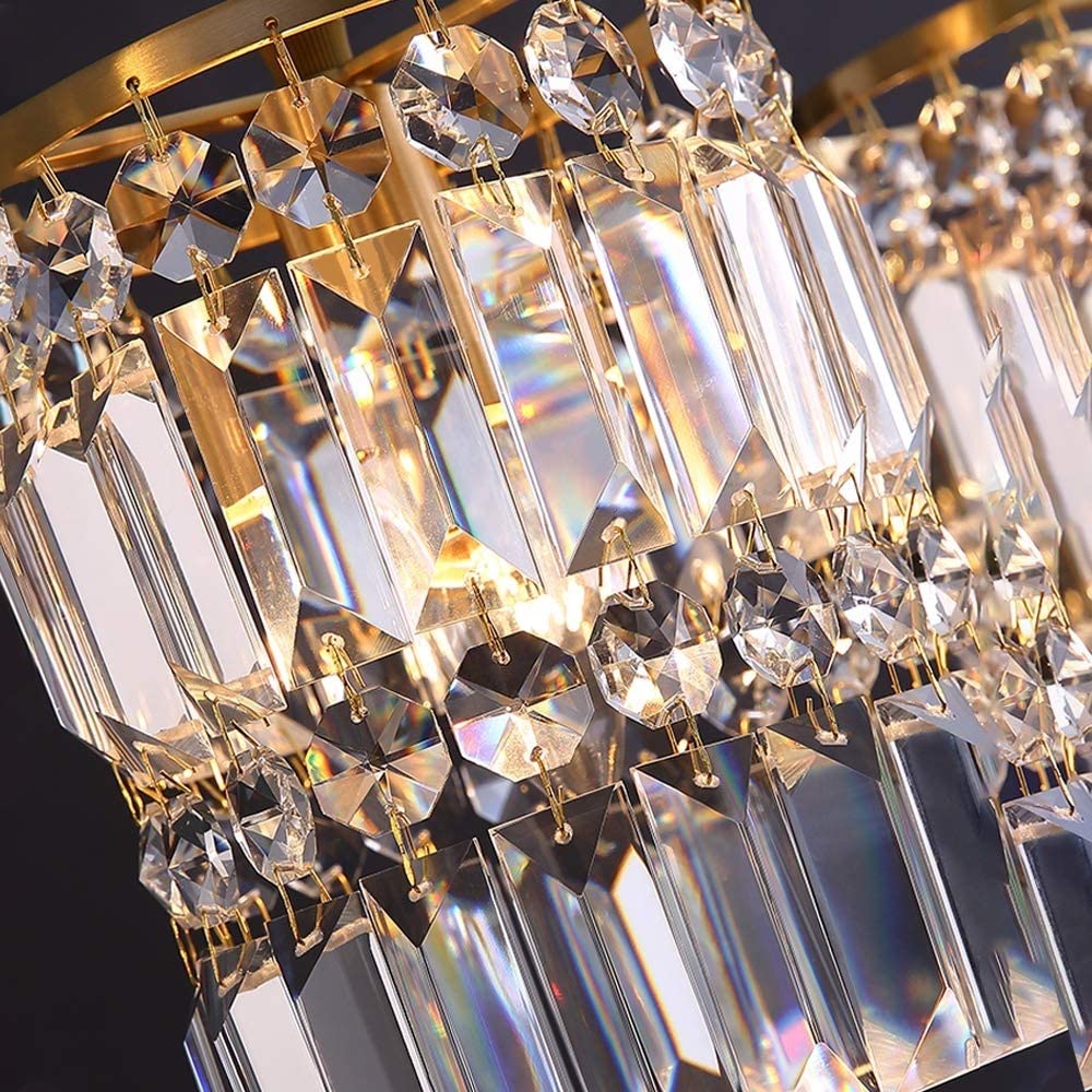 Pojedyncza mosiężna lampa wisząca z przeszyciami Crystal Shade Suspension Lighting, miedziana lampa wisząca sufitowa, Retro Farmhouse Droplight, dekoracyjna oprawa oświetleniowa E27