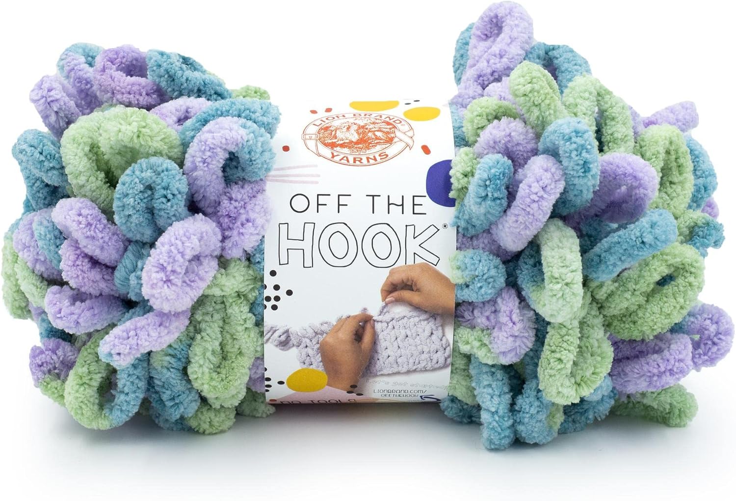 Lion Brand Yarn Off The Hook Yarn for Knitting and