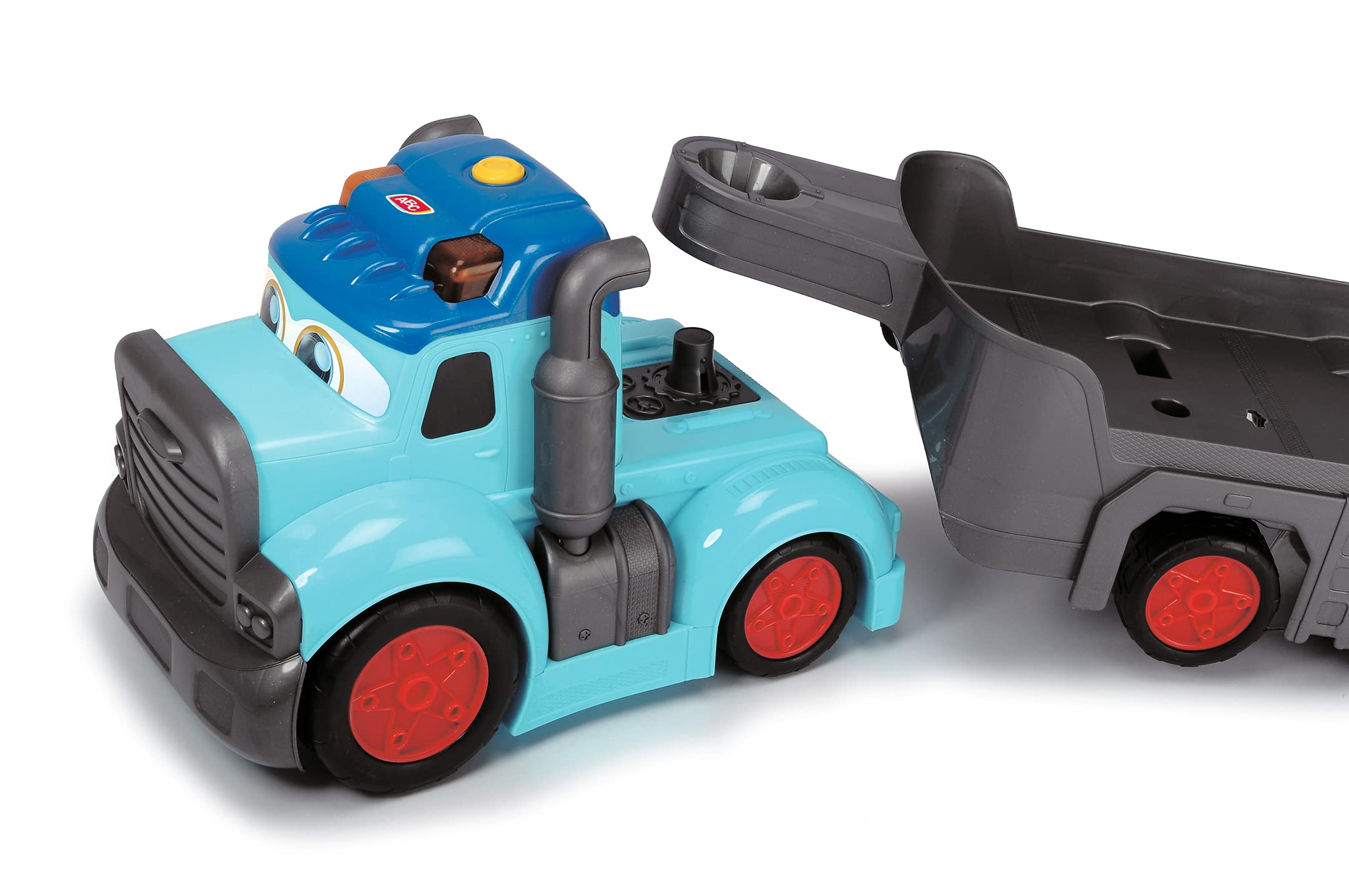 Dickie Toys 203819011 Happy Truck - Rimorchio per Auto, 60 cm, batterie Incluse, Multicolore