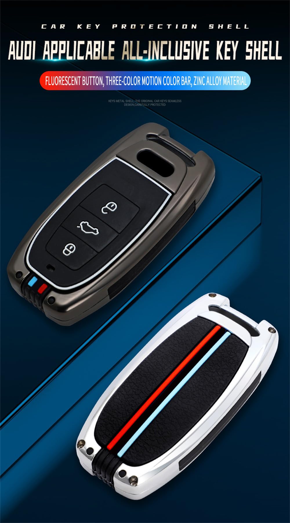 Cover Chiave/telecomando per Audi A4L A6L Q 3q 5q | Acquista ora su