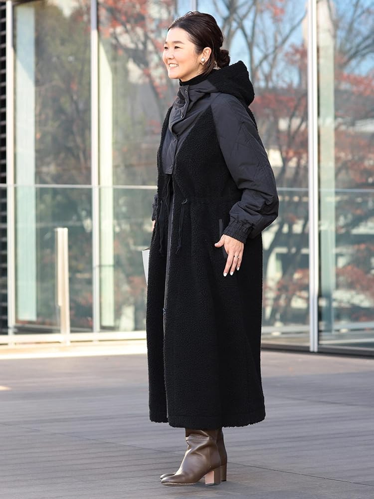 Demi-Luxe BEAMS キルトコンビ コート Amazon | [デミルクスビームス] コート キルトコンビ コート
