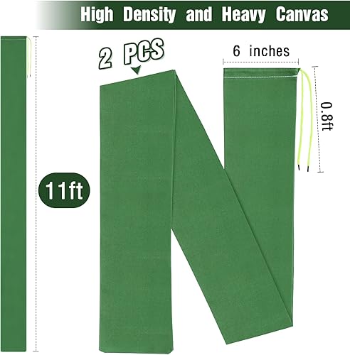 Miniatura 9 de 4 bolsas de arena de lona de 6 x 6 pulgadas de largo, protección contra inundaciones, bolsas de arena reutilizables gruesas y reutilizables, barrera