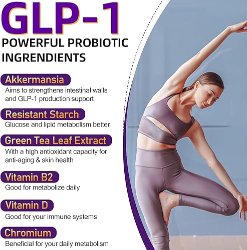 Miniatura 4 de 300 mil millones de AFU Akkermansia Muciniphila - Probióticos vivos para mujeres y hombres, probióticos Akkermansia para digestivo, intestino,